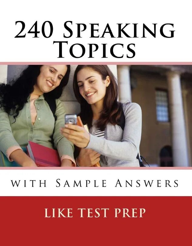 Speaking with answers. Speaking topics book. for spoken. appreciating with samples.