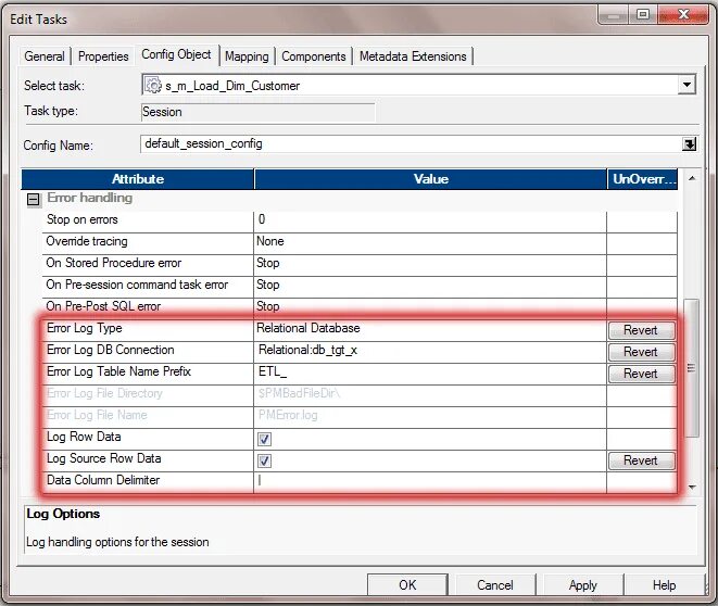 Ошибки ЛОГОВ вендиста. Load task Error перевод. Informatica configure domains native.