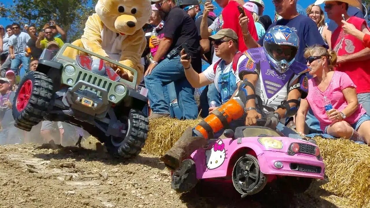 Barbie Jeep Racing. Барби джип Расинг соревнования гонки с горы. Гонка на детских машинках. Гонки с горы на детских машинках.