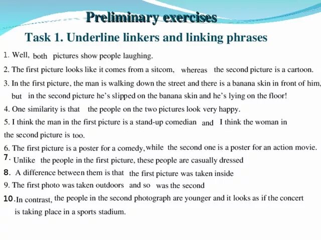 Explain the underlined