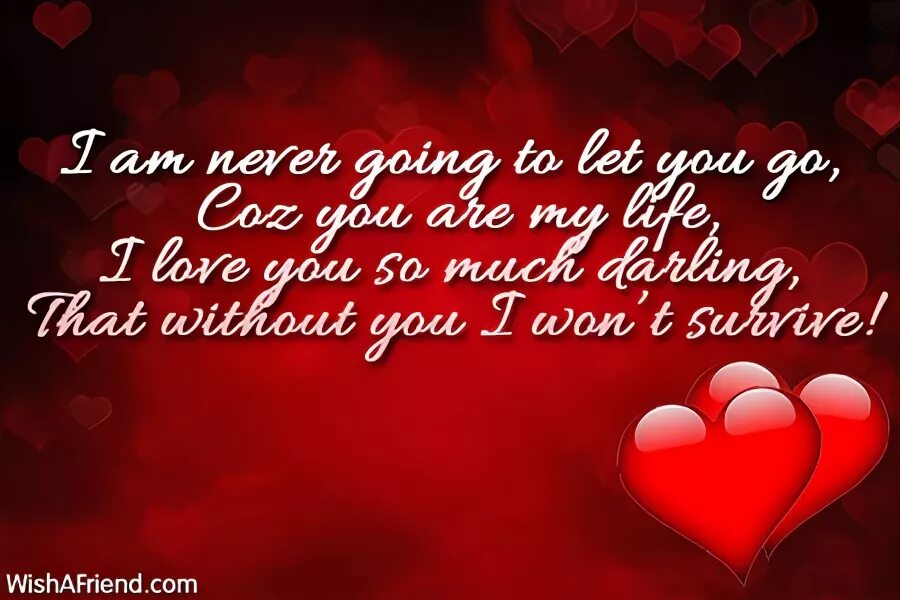 Am never let you go. Am never let you go