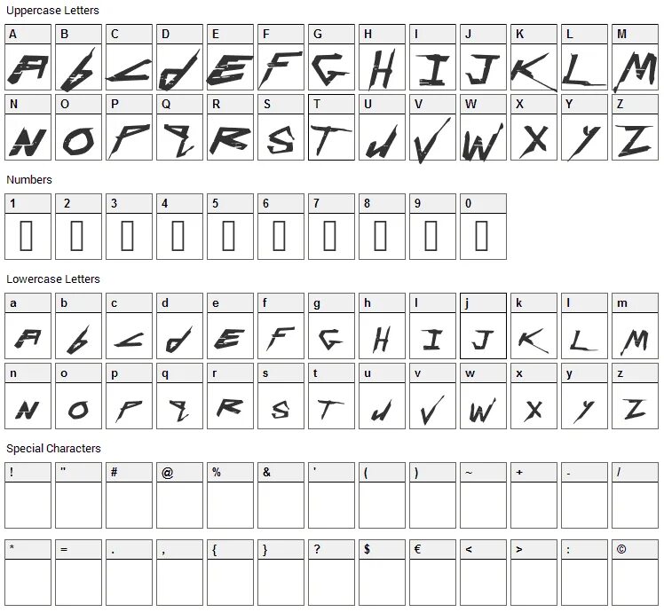 Bitmap fonts