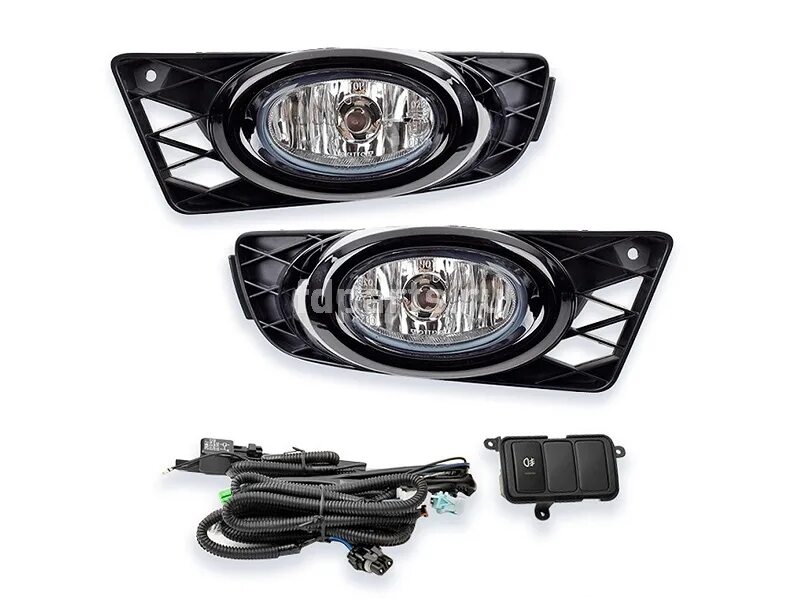 Противотуманные фары цивик. Honda civic 8 птф. honda civic 2008 птф. светодиодные птф хонда цивик 4д. комплект птф на honda civic 8.