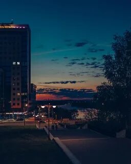 Киров ночью