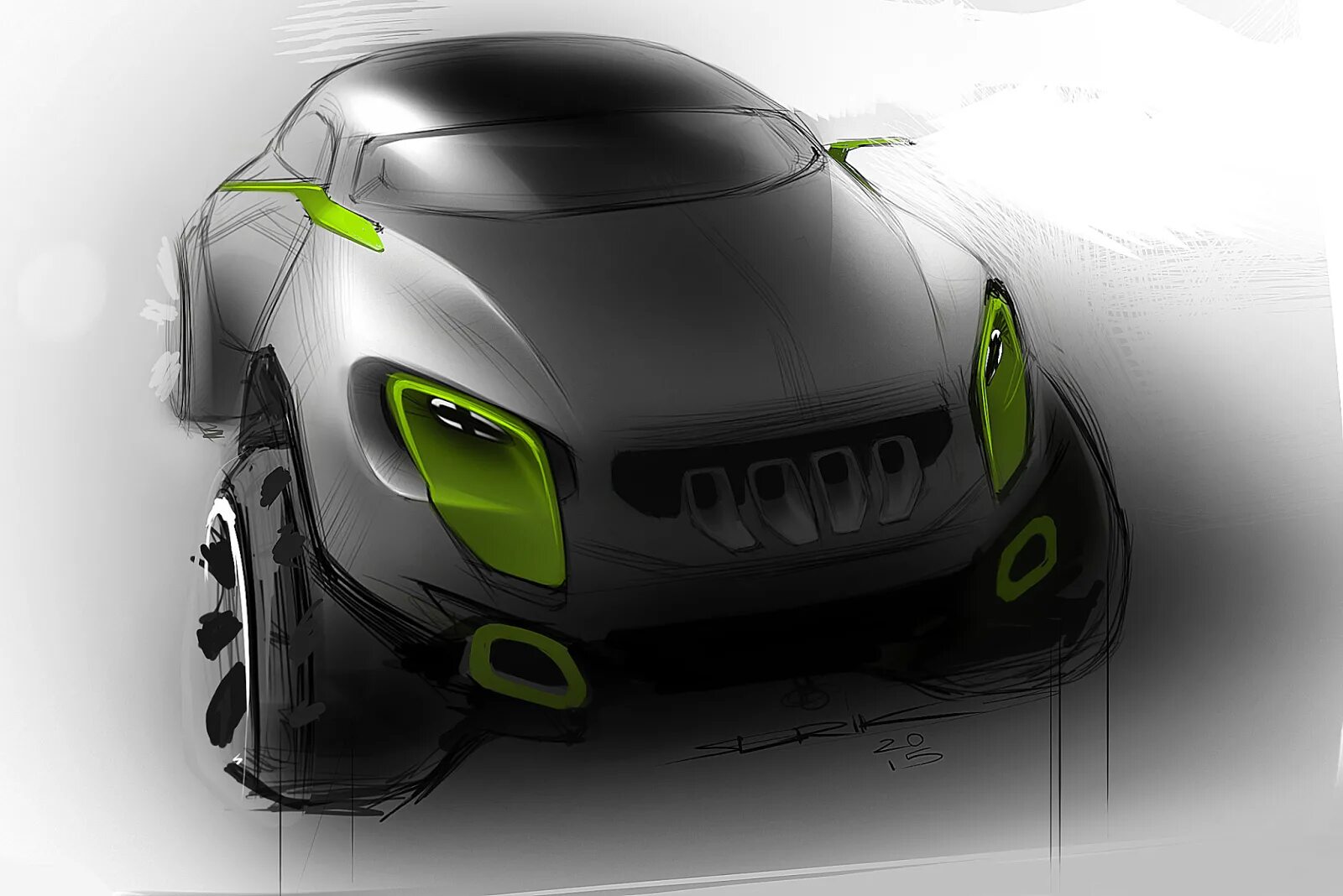 #Buggati SUV от Yanko Design.. Мини джип концепт. Bugatti centurion