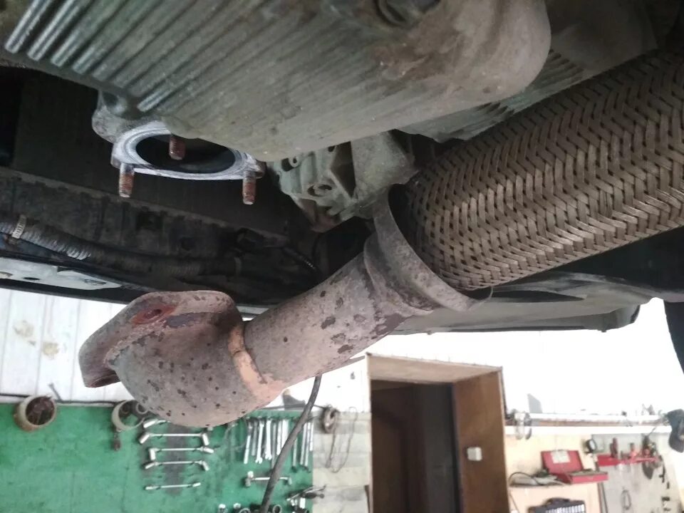 Гофра глушителя авео т300. Гофра глушителя авео т300