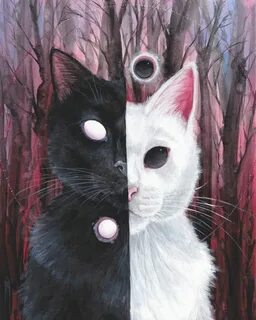 Эстетика котики нарисованные