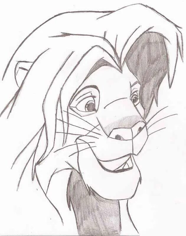 Нарисовать симбу. Нарисовать симбу. Раскраска симба король лев. Симба карандашом легко. Король лев симба.