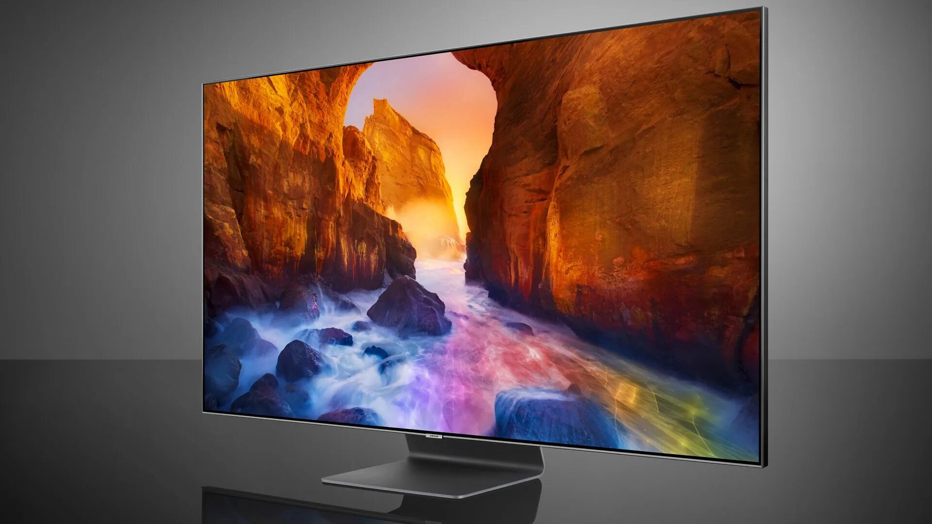 Samsung телевизоры сайт. Телевизор самсунг 65 QLED. Samsung 2019 TV.