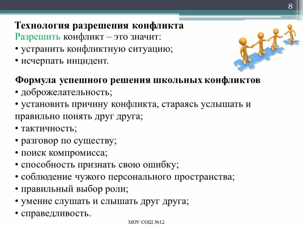 Ситуация в школе с решением. Формула успешного решения школьных конфликтов. Решение школьных конфликтов памятка. Способы разрешения конфликтов в школе. Формула успешного решения конфликтов.