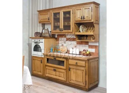 Кухонный гарнитур недорого из массива дерева