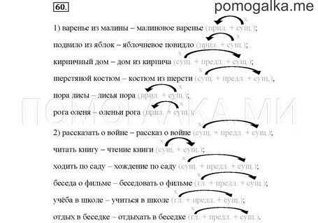 Упражнения 60 по русскому языку 3 класс
