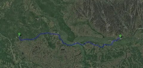 Расстояние лангепас
