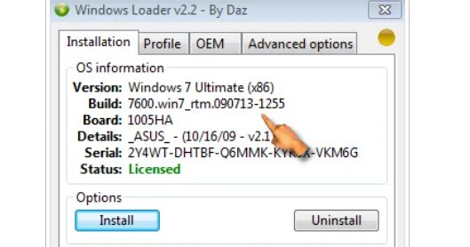 Активатор windows 7 loader 2.2. Активатор windows 7 loader by daz. windows loader 2.2.2 by daz для windows 7 64 bit. windows loader daz ноутбук asus. re-loader activator лого.