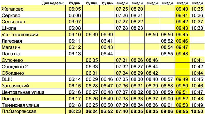 Расписание автобусов зубцов ржев