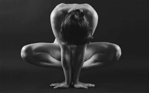 Nude yoga positions