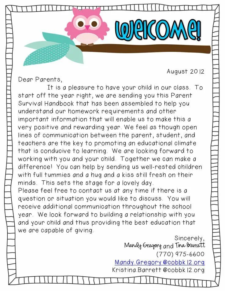 Dearest parents. Letter to parents. Self Introduction for English teacher in the Kindergarten. Letter from teacher to parents Welcome Letter. A Letter to parents from a teacher.