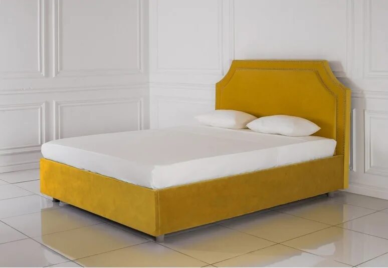 Кровать Алиса 120х200. Velvet Yellow кровать 120x200. Кровать с желтым изголовьем. Кровать горчичного цвета. Горчичная кровать