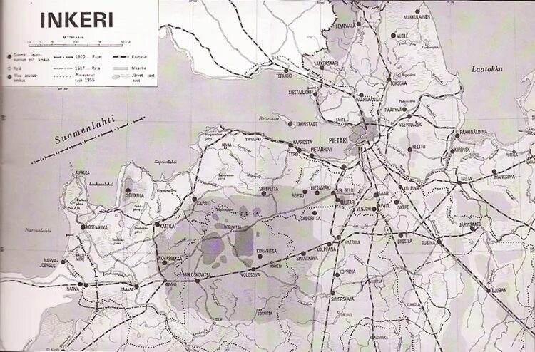 карта ингерманландских приходов. карта ингерманландских приходов. карта приходов церкви ингрии. приход на карту. карта приходов.
