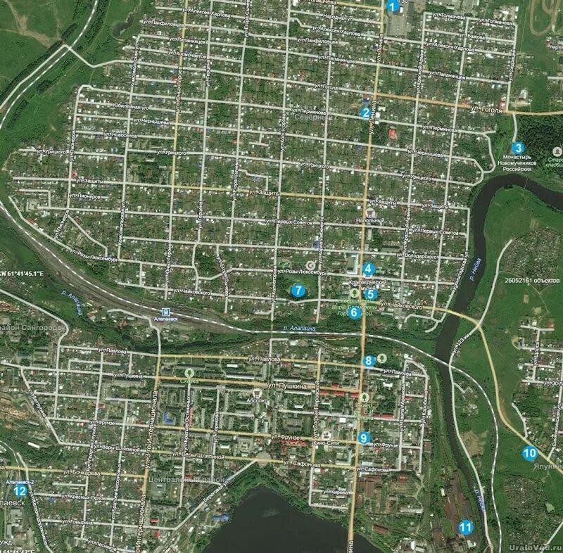 Карта верхней синячихи. Алапаевск районы города. Город алапаевск на карте. Алапаевск на карте свердловской области. Алапаевск карта города с улицами.