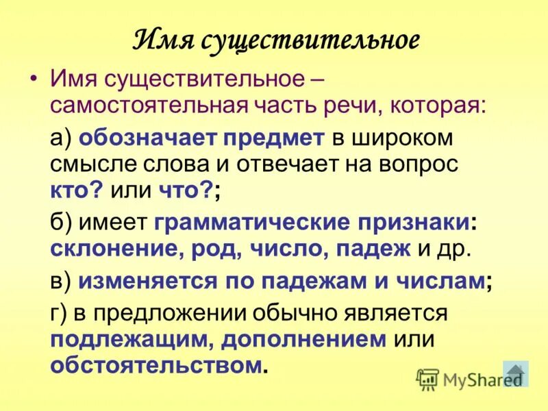 Постоянные признаки слова часть. Имя существительное. Имя существительное это самостоятельная часть речи. Доклад о имени существительном. Что такое существительное?.