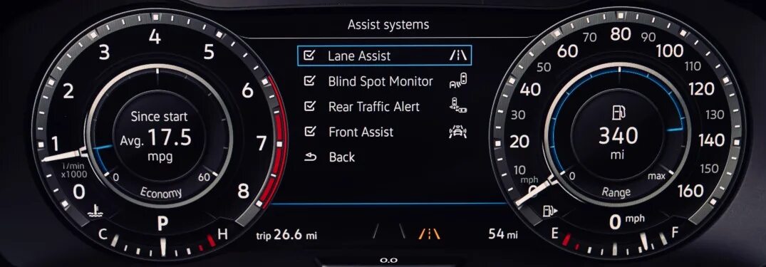 UDS dashboard Golf. VW Rear Traffic Alert.