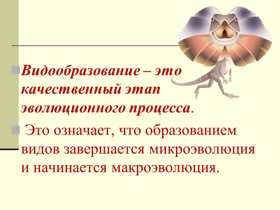 Вид качественный этап эволюционного процесса. Что такое видообразование это качественный этап. Качественный этап процесса эволюции. Видообразование биология 11 класс.