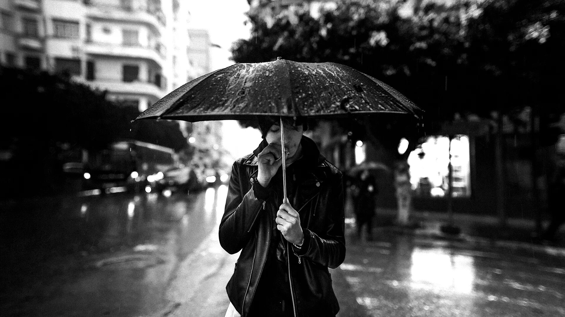 Drinking in the rain