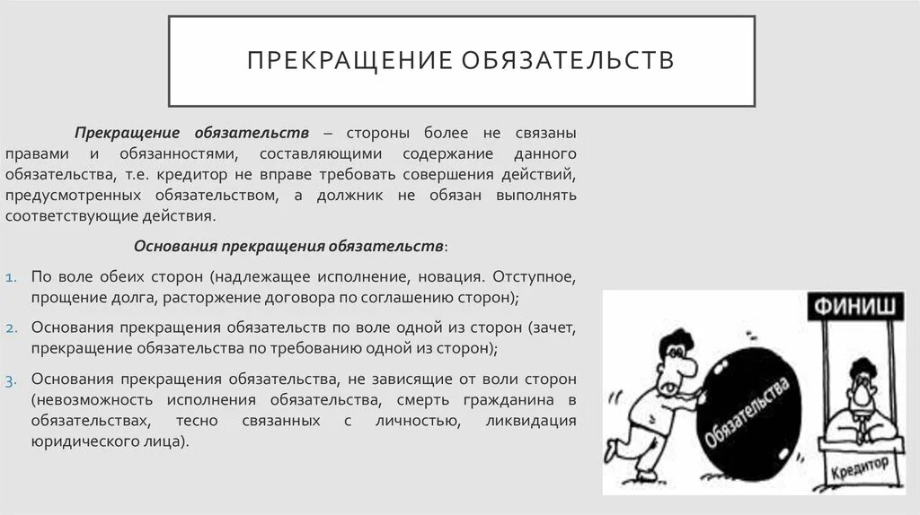 Понятие обязательства исполнение и прекращение обязательств. Прекращение гражданско-правовых обязательств. понятие прекращения обязательств. основания прекращения обязательств в гражданском праве. схема прекращение обязательств в гражданском праве.
