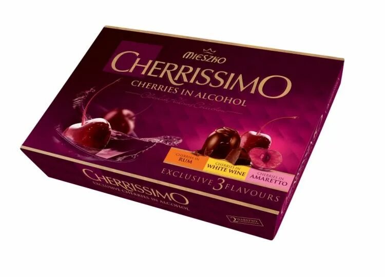 Mieszko cherrissimo exclusive конфеты вишня. красное белое шоколадные конфеты. конфеты москва, красный октябрь, 200 гр. темперированный шоколад конфеты. Mieszko cherrissimo classic, 285 г.