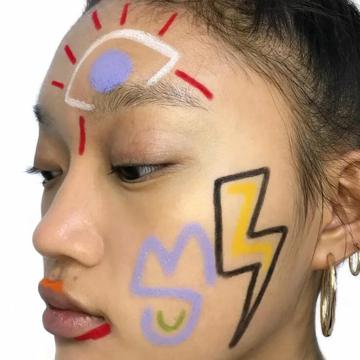 different Butterfly face paint, Face painting designs, Face painting