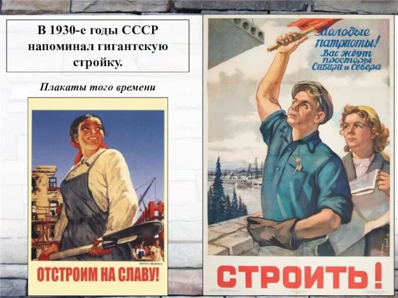 Города 1920 1930 годы получили новые имена. Стройка плакат. Советские плакаты строительство. Страницы истории 1920-1930-х годов. Плакаты 1920-1930 годов в СССР.