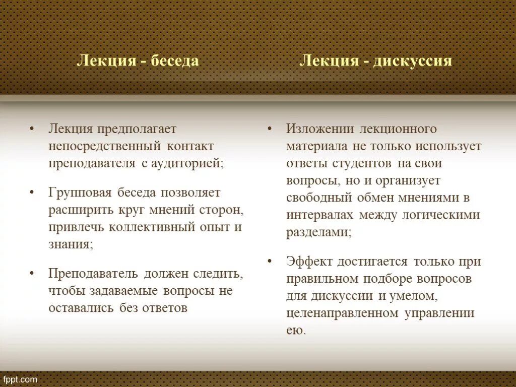 Лекция беседа. Особенности проведения лекции беседы. Лекция беседа формы. Лекция дискуссия.