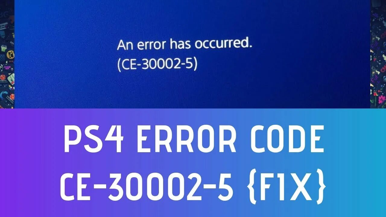 An error occurred ps4 турецкий. Ce-30002-5 ps4. Ce-30002-5 ps4 ошибка. ПС 5 ошибка. Ps4 произошла ошибка ce-30002-5.