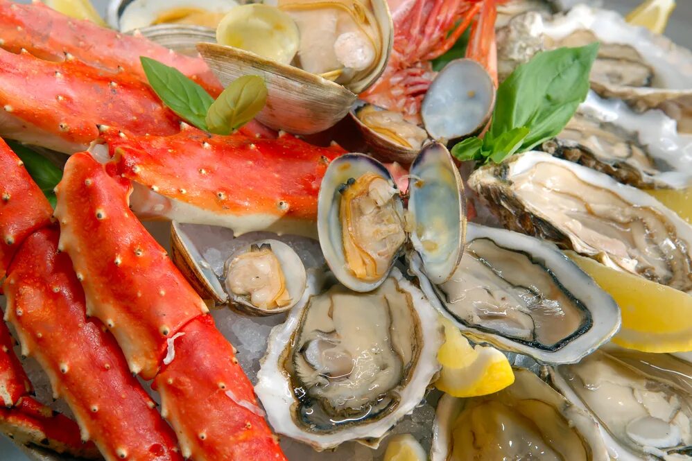 Краснодарском крае морепродуктов