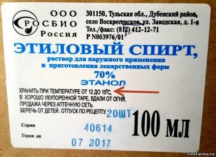 Бирка для раствора