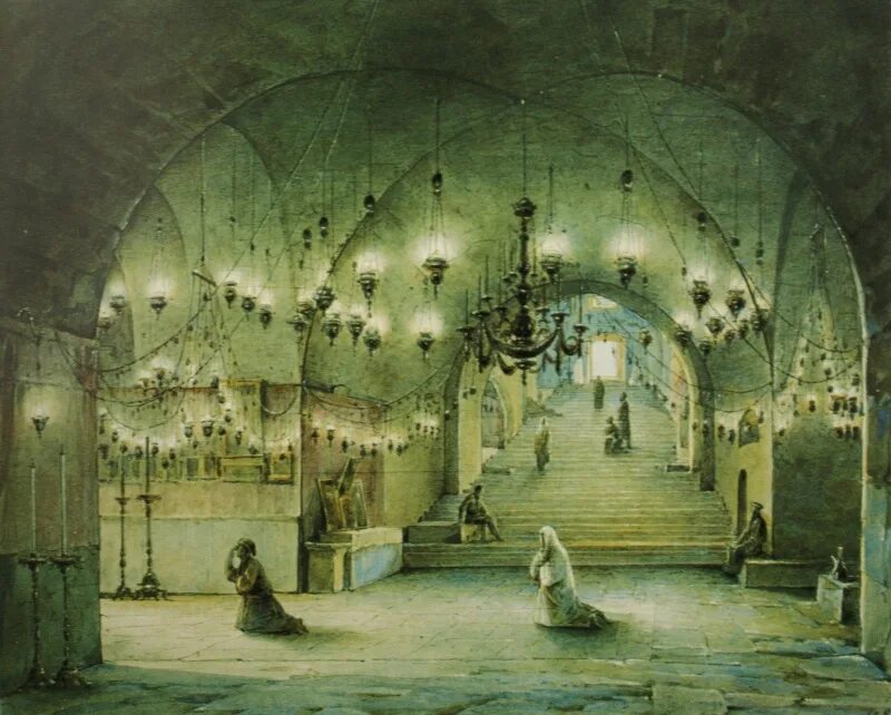 чернецов. синяя гостиная в русских усадьбах. крипта собора св марка. чернецов внутренний вид дома. чернецов рисунок фигур в интерьере.