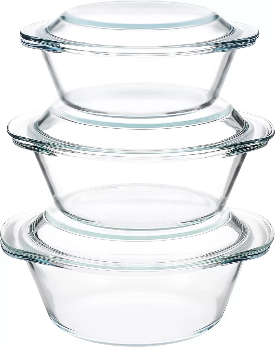 Набор стеклянных кастрюль. Набор кастрюль из термостойкого стекла. Набор кастрюль симакс. Стеклянная посуда с крышкой. Набор стеклянных кастрюль.