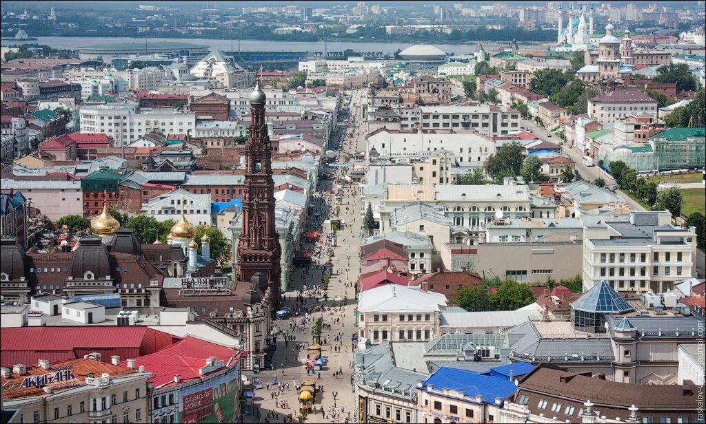 В самом центре казани