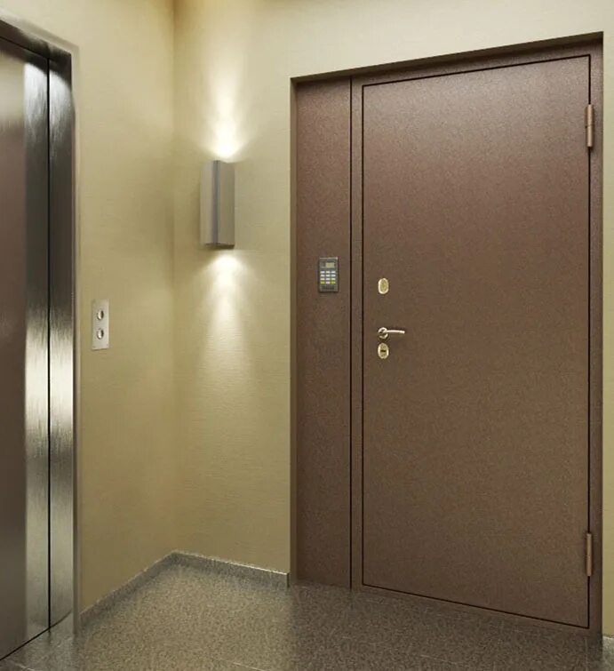 дверь тамбурная металлическая