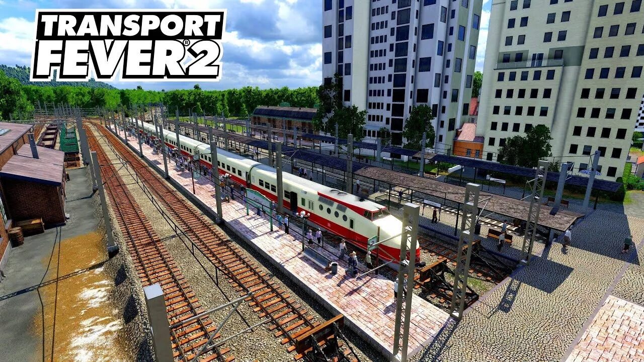 Transport Fever 2. Транспорт февер 2 города. Transport Fever 2 транспорт. Transport Fever 2 большой город.