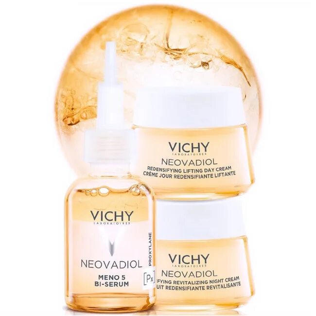 Meno 5 bi serum vichy. Неовадиол виши Мено 5. Виши Неовадиол Мено 5 би серум. Продукция Vichy Neovadiol gf. Виши Неовадиол сыворотка бифазная Мено 5 30мл.