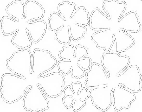 Шаблоны для цветов из бумаги распечатать Pin by Pam Schwigen on Cricut Flower petal template, Flower templates printable,