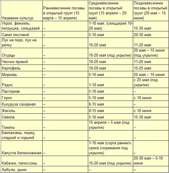 Что можно посеять в открытый грунт. Сроки посадки овощных культур в открытый грунт. Срок посадки овощей в грунт таблица. Сроки посадки овощей в открытый грунт в средней полосе. Таблица посева семян на рассаду в открытый грунт.