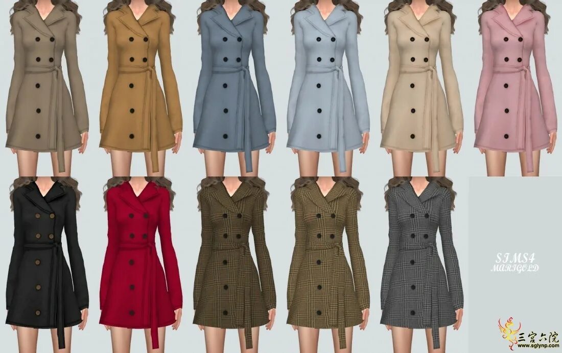 Симс 4 мод пальто. Sims4 marigold: trench coat. тренч симс 4. sims 4 trench coat. sims 4 female trench.