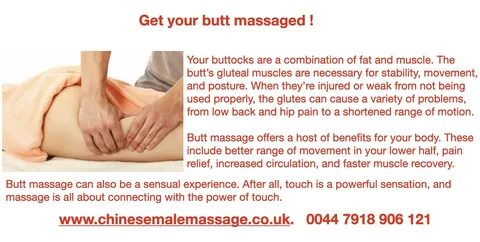 get your butt massaged.