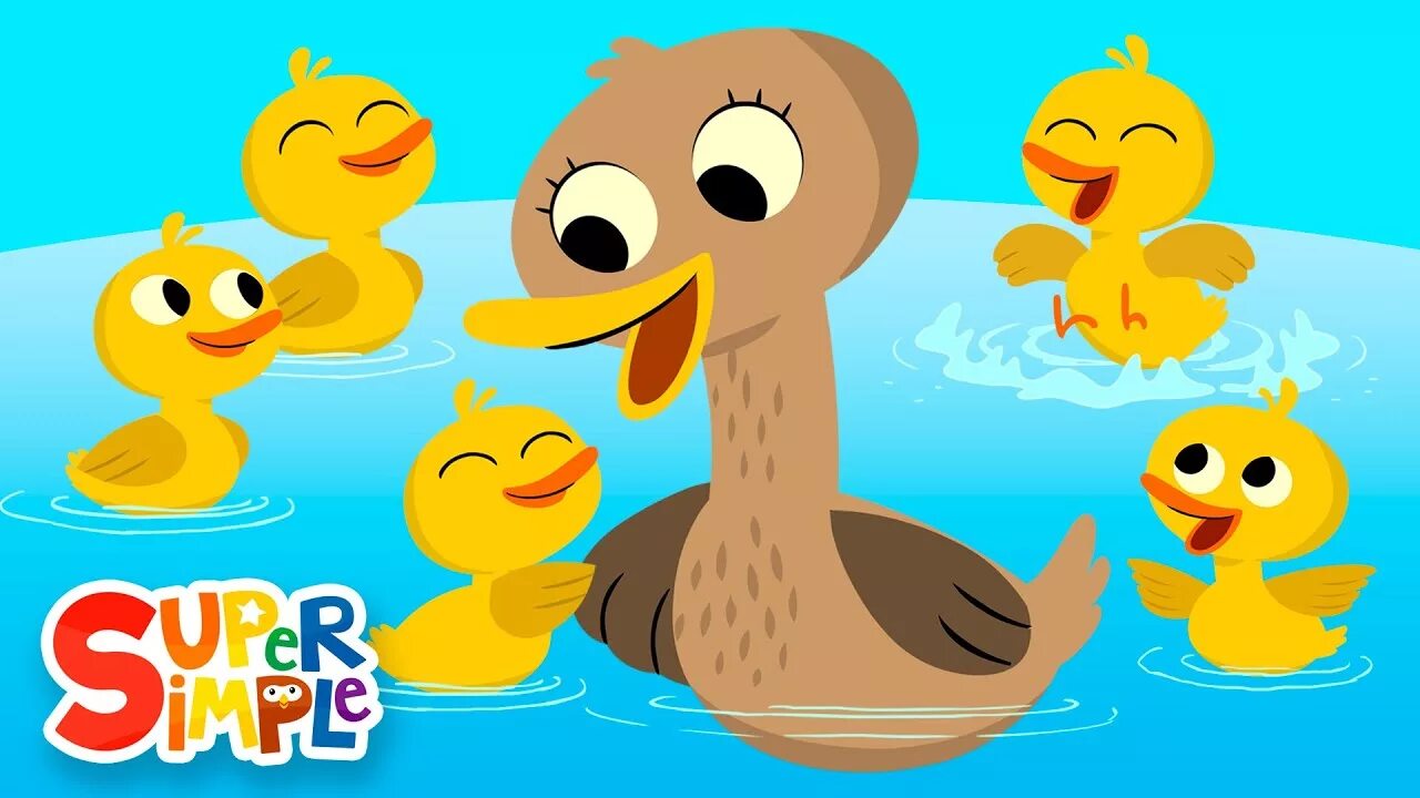 Baby simple songs. Five little Ducks. Five little Ducks super simple Songs. Пять маленьких утят.