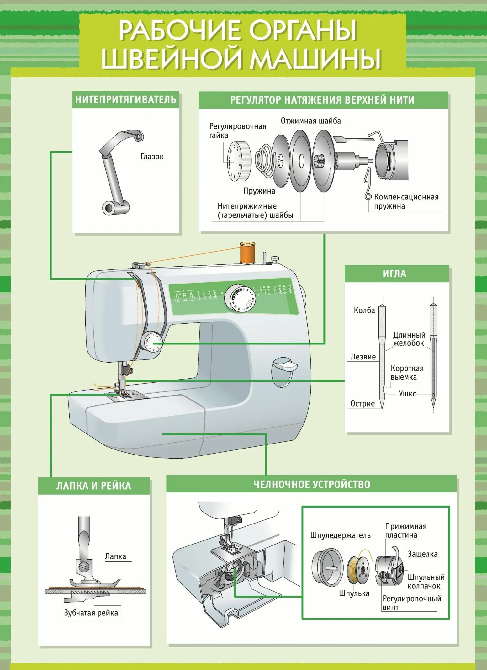 Рабочие органы электрической швейной машины. Элементы рабочего органа электрической швейной машины. Рабочий орган швейной машины технология. Рабочие механизмы швейной машины. Технические системы рабочие органы