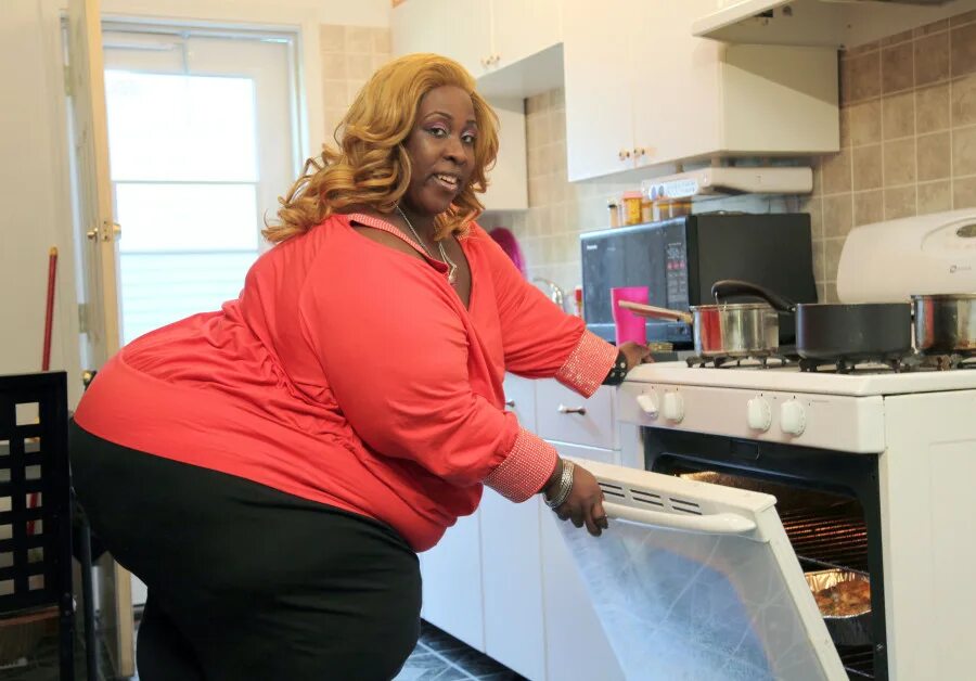 Большие тетка очень большие. Американские жирные женщины.