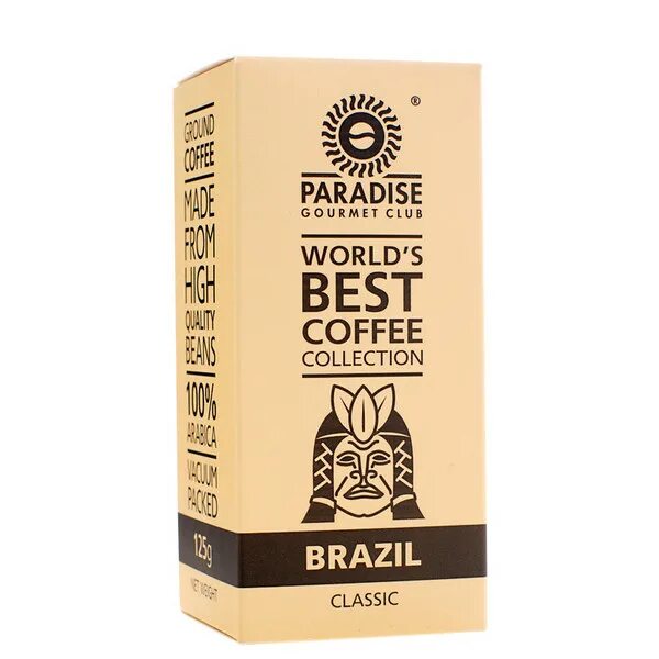 Кофе Бразилия Сантос молотый. Бразильский кофе молотый. Coffee Paradise. Кофе бразильское в вакуумной упаковке. Кофе молотый бразилия